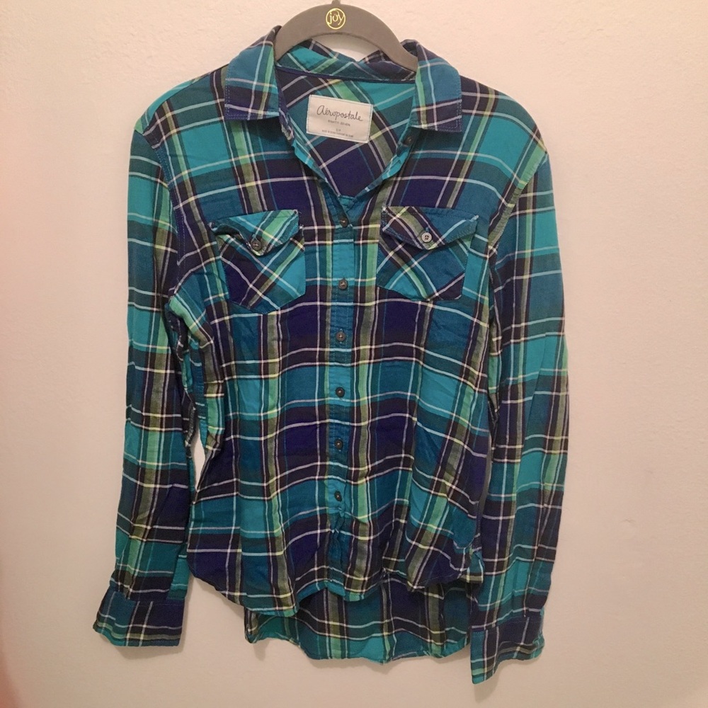 Aeropostal long sleeve button up shirt